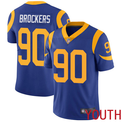 Los Angeles Rams Limited Royal Blue Youth Michael Brockers Alternate Jersey NFL Football 90 Vapor Untouchable